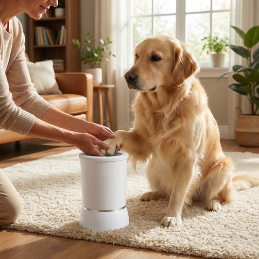 Automatic Dog Paw Cleaner Type-C Rechargeable Portable for Small to Medium Dogs